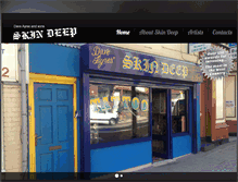 Tablet Screenshot of daveayresskindeep.com